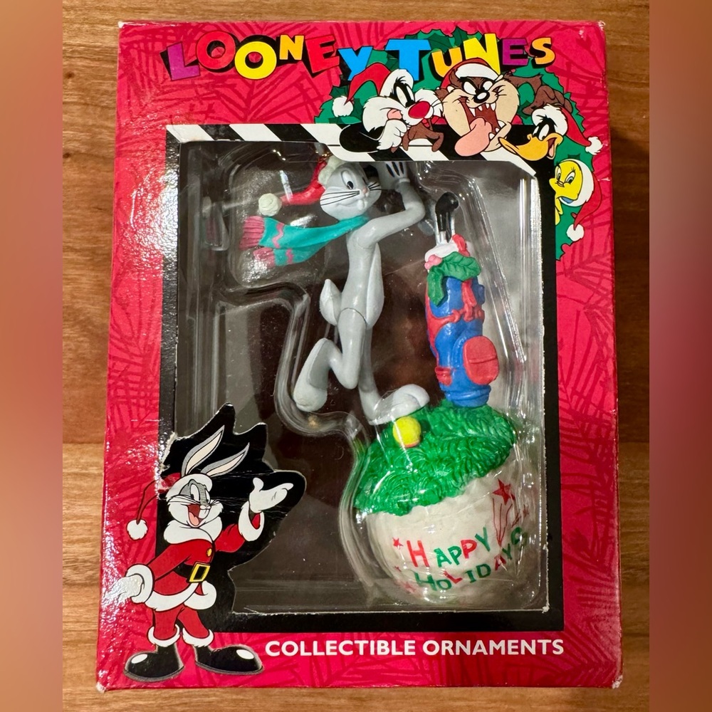 Looney Tunes‎ 1997 Bugs Bunny Golf Christmas Ornament